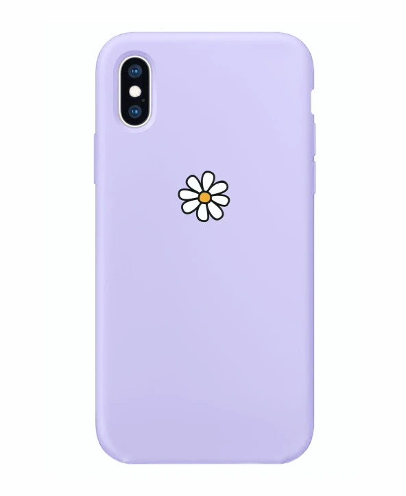 Papatya Tasarımlı iPhone Xs Max Telefon Kılıfı - 3