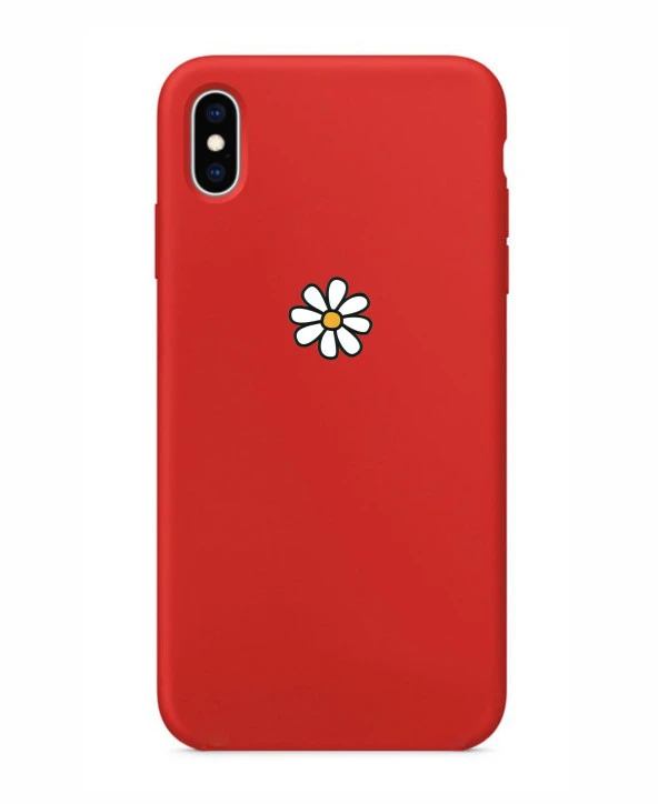 Papatya Tasarımlı iPhone Xs Max Telefon Kılıfı - 4