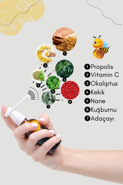 Maxigal Propolisli Ballı Boğaz Spreyi 30 ml - 5
