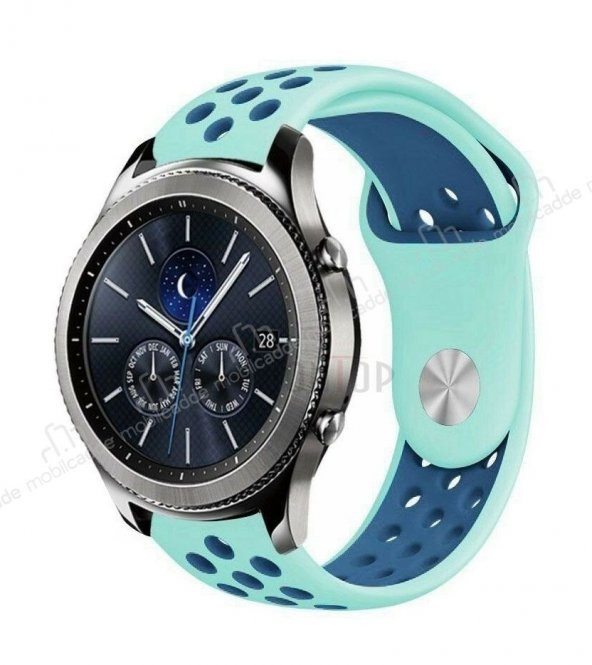 Huawei Watch GT 3 46 mm Silikon Mavi-Lacivert Spor Kordon