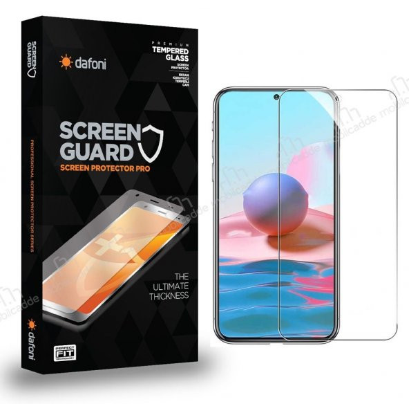 Dafoni Xiaomi Poco X3 GT Tempered Glass Cam Ekran Koruyucu