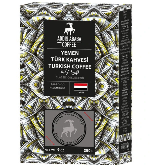 Addis Ababa Coffee Yemen Türk Kahvesi 250 gram