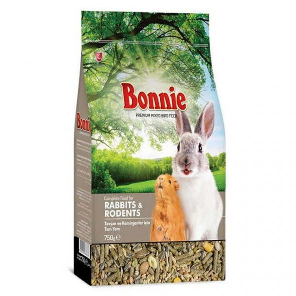 Bonnie Tavşan ve Kemirgenler İçin Tam Yem 750 Gr