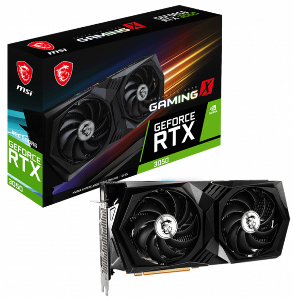 MSI GEFORCE RTX 3050 GAMING X 8G GDDR6 HDMI 3XDP 128BİT - 1