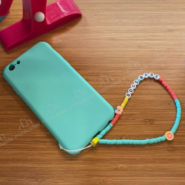 Boos Babe Renkli Fimo Boncuk Telefon Askısı Charmı - 4
