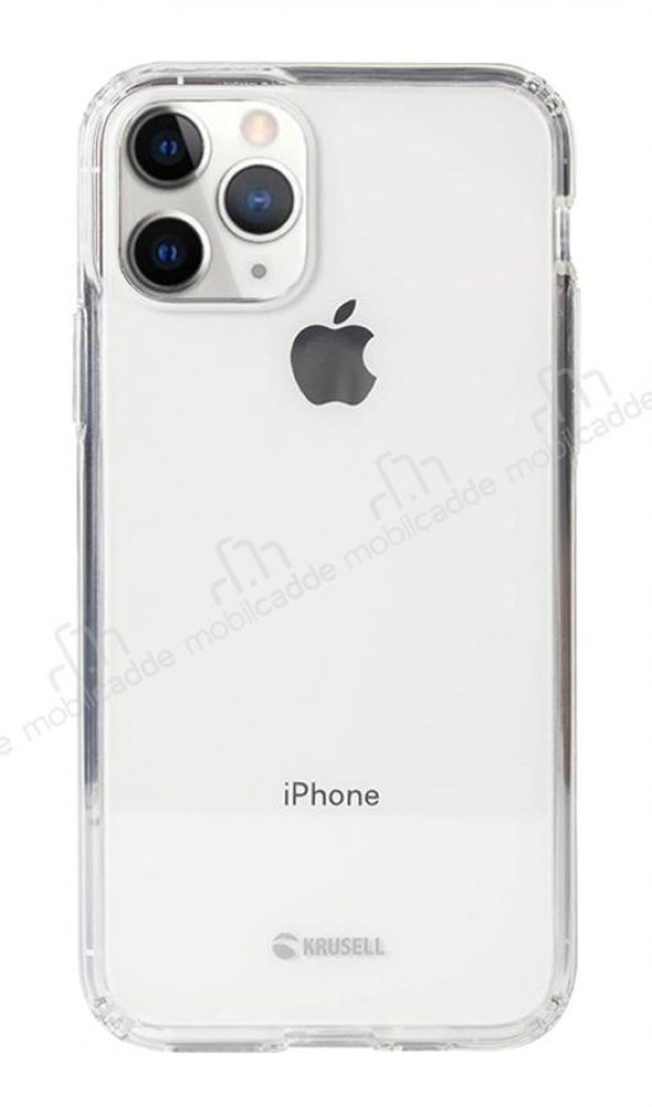 Krusell Kivik iPhone 11 Pro Max Şeffaf Silikon Kılıf