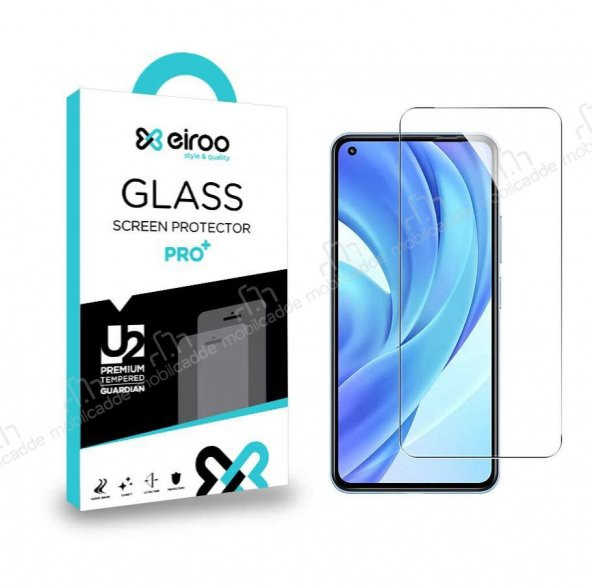 Eiroo Oppo A74 4G Tempered Glass Cam Ekran Koruyucu