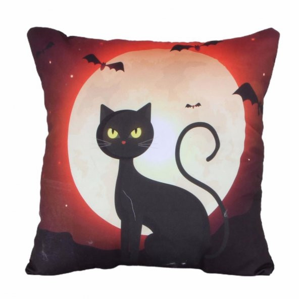 Kedi Masa Lambası Gri Kedi Puf Yastık Kupa Hediye Seti - 3