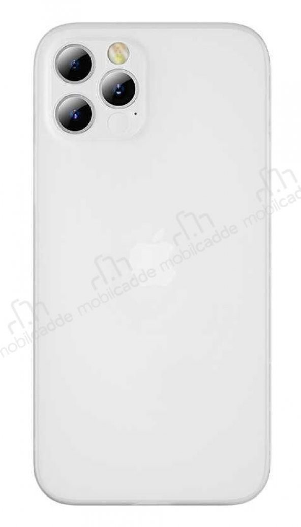 Eiroo Ghost Thin iPhone 12 Pro Max Ultra İnce Şeffaf Rubber Kılıf