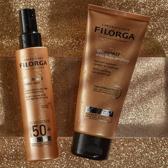 Filorga UV-Bronze Corps Anti-Ageing Sun Spray SPF50+ 150ml - Resim 2