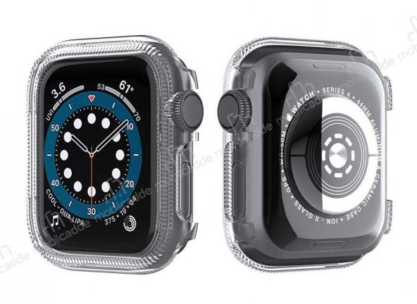 Apple Watch / 2 / 3 Şeffaf Silikon Kılıf ve Ekran Koruyucu 42 mm