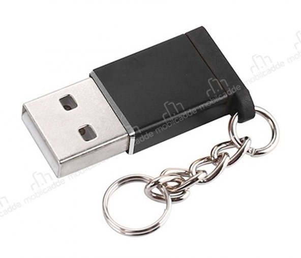 Eiroo Type-C to USB Dönüştürücü Siyah Adaptör