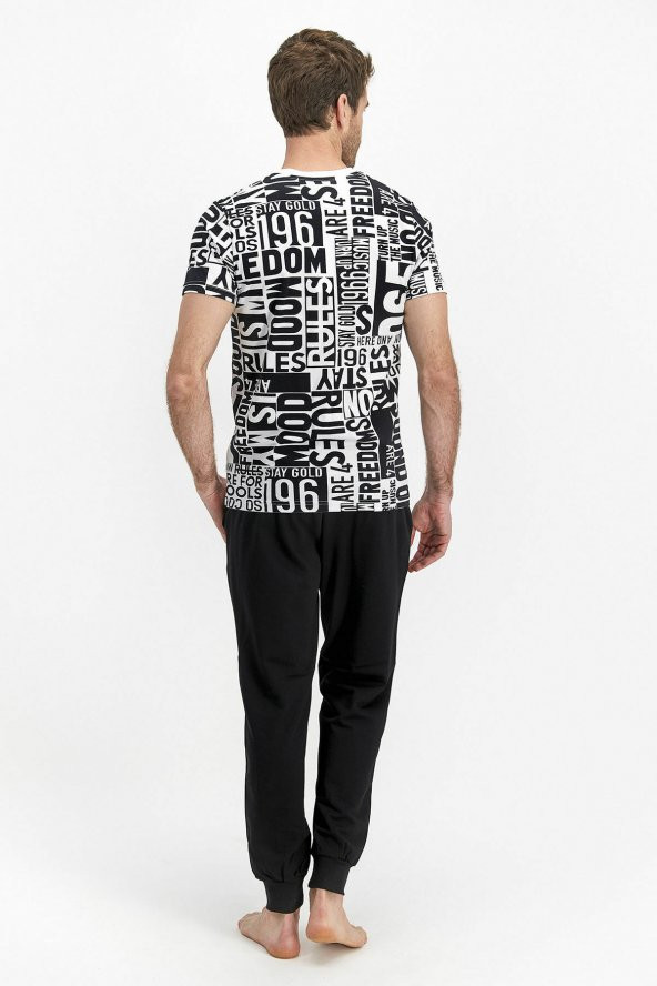 RolyPoly 2371 Freedom Erkek Kısa Kol Pijama Takımı - 2