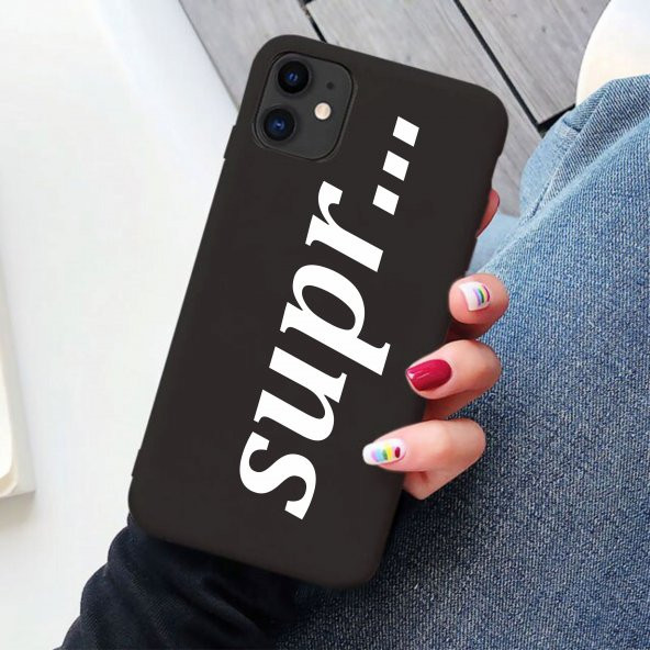 Supreme Tasarımlı iPhone 11 Telefon Kılıfı - 1