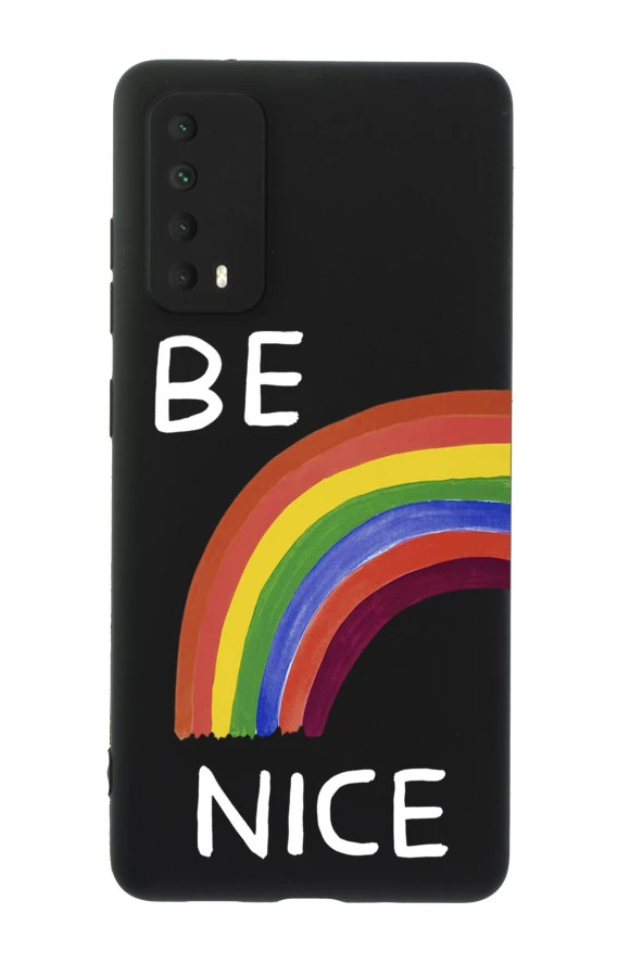 Huawei Psmart 2021 Be Nice Premium Silikonlu Telefon Kılıfı - 1
