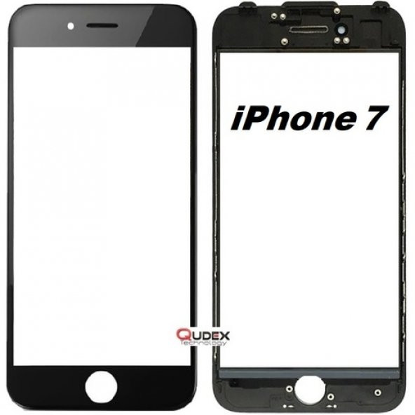 Iphone 7 Dokunmatik Çıtalı Okalı Ön Cam Touch Lens Orjinal Kalite