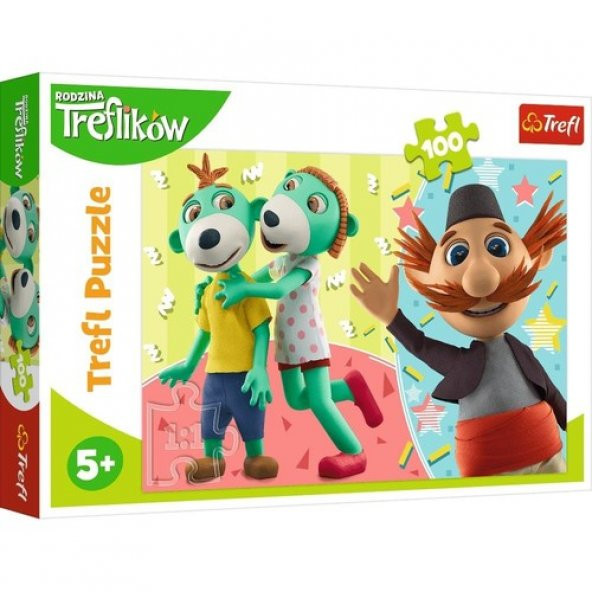 Trefl Puzzle 100 Parça Treflikow (41 x 27,5 Cm) 16388 - 1