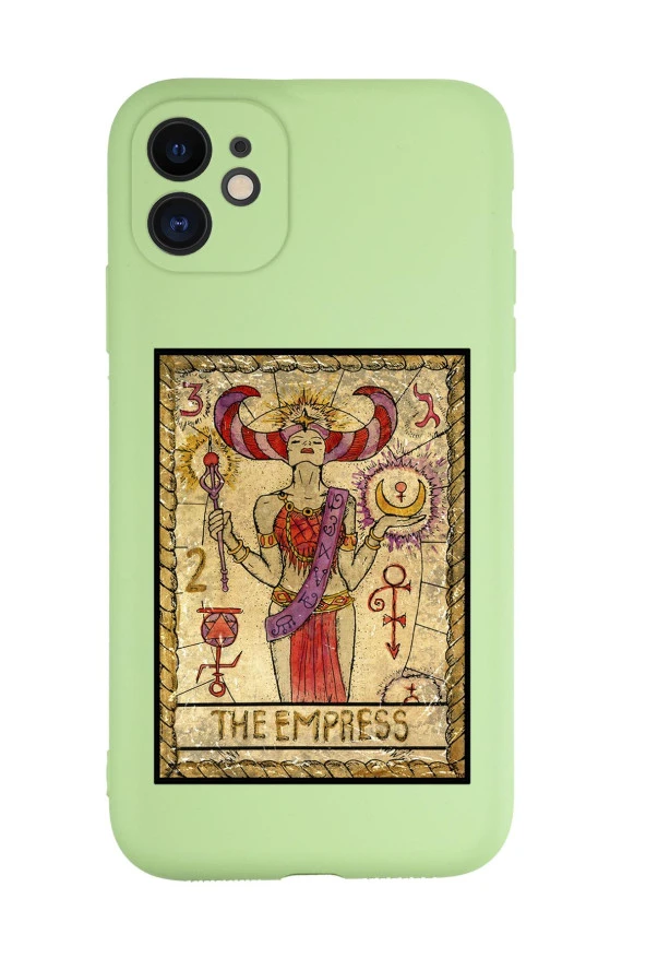 iPhone 11 Uyumlu The Empress Desenli Kamera Korumalı Lansman Kılıf Premium Silikonlu