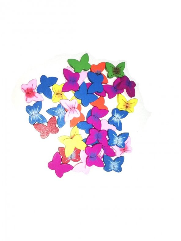 Hayal Sepeti mini Ahşap figürlü Boncuk- Kelebek - 2