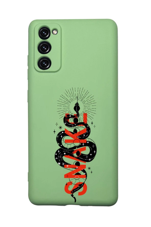 Samsung S20 FE Uyumlu Snake Premium Silikonlu Lansman Telefon Kılıfı