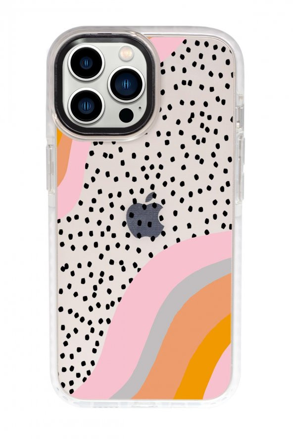 iPhone 13 Pro Max Points Candy Bumper Darbe Emci Silikonlu Telefon Kılıfı - Resim 2