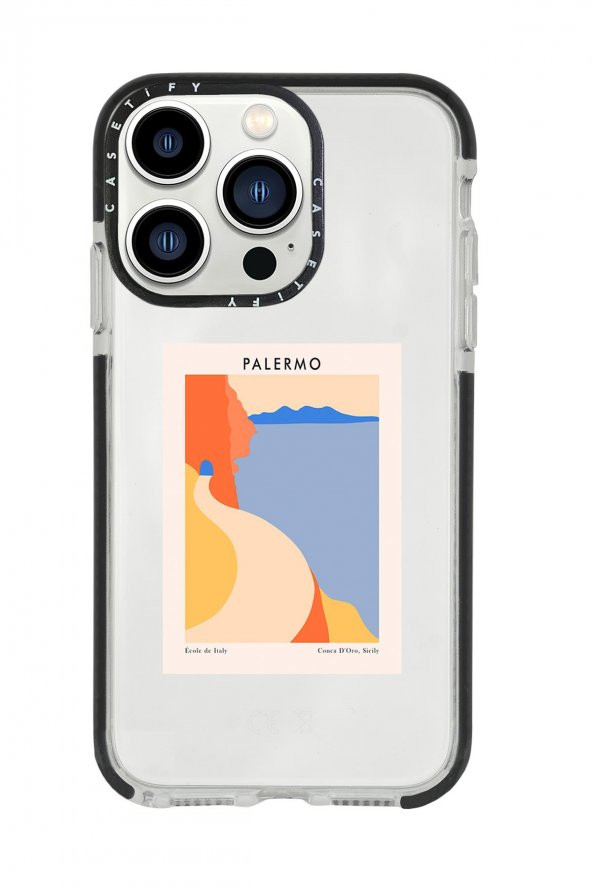 iPhone 13 Pro Palermo Casetify Darbe Emci Silikonlu Telefon Kılıfı