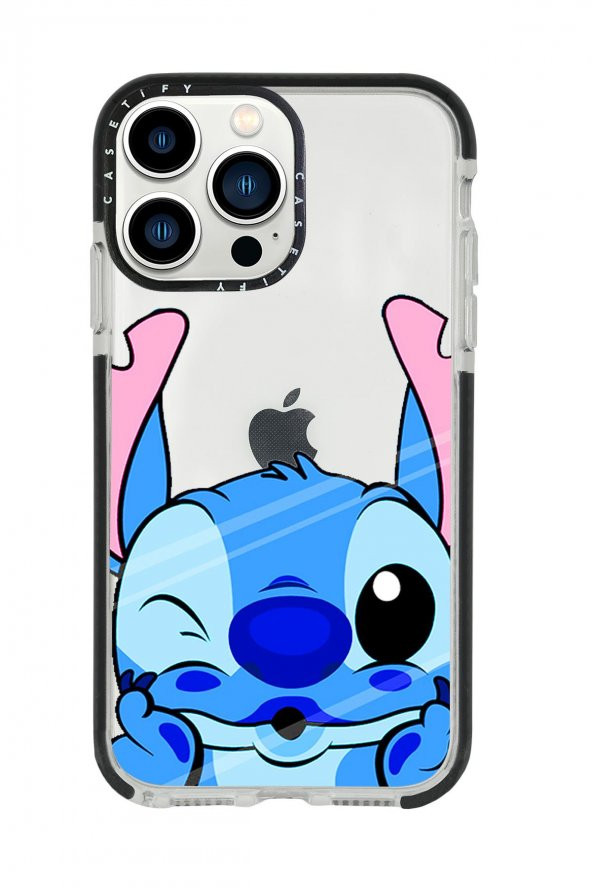 iPhone 13 Pro Max Stitch Casetify Darbe Emci Silikonlu Telefon Kılıfı