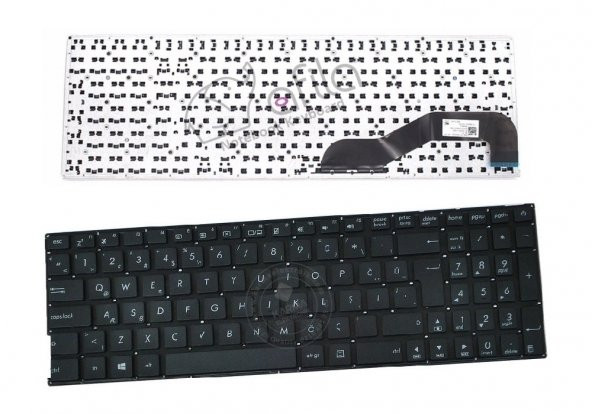 Asus X540UB-GO355T X540UB-GO356T Notebook Klavye (Siyah TR) - 4