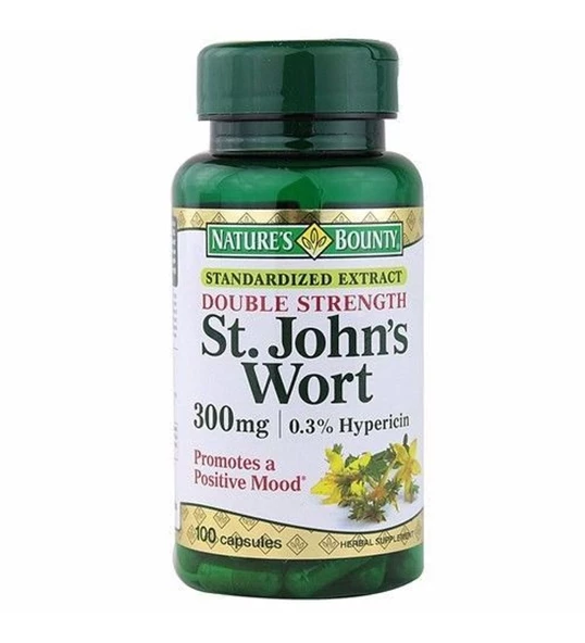 Nature's Bounty St. John's Wort 300 mg 100 Kapsül