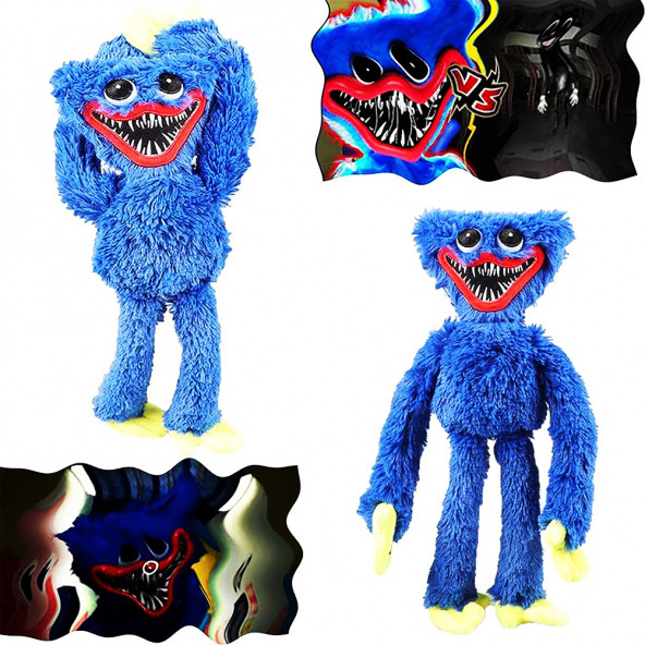 Huggy Wuggy Peluş Oyuncak Haşhaş Çalma Süresi Oyun Karakteri Peluş Oyuncak Bebek 40cm - 3