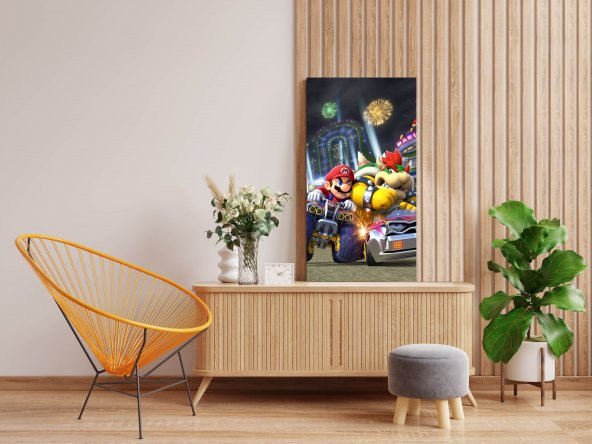 BİONNSHOP ÖZEL SERİ SÜPER MARİO ÇOCUK ODASI DEKORASYON KANVAS TABLO - 1