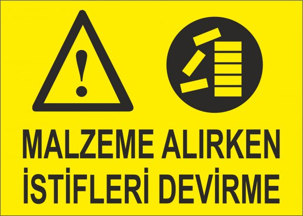 BİONNSHOP UYARI LEVHALARI (UL124) 70X100