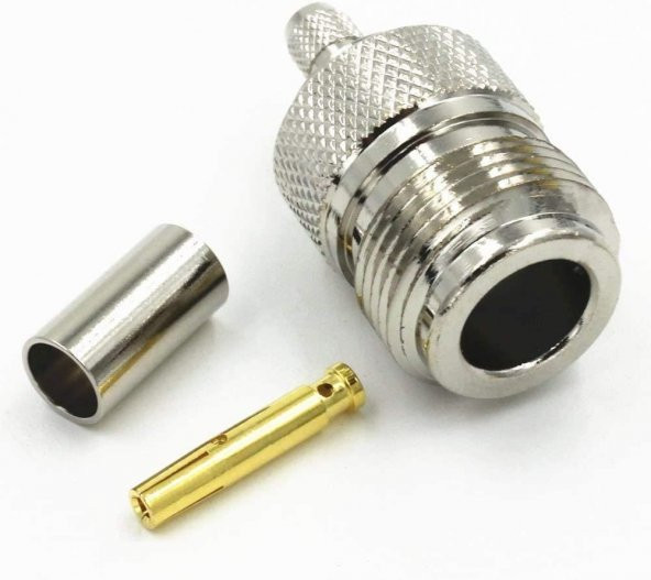 N Dişi Sıkmalı Konnektör rg58 tipi ürün görseli