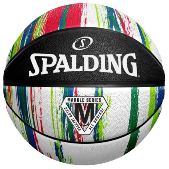 Spalding Marble Series Alt Rainbow 2021 Basket Topu 84-404Z - Resim 8