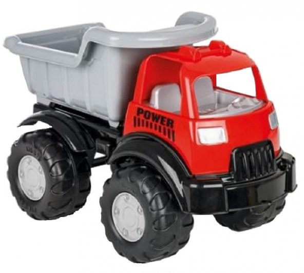 Pilsan Power Oyuncak Damperli Kamyon  Kırmızı - 1