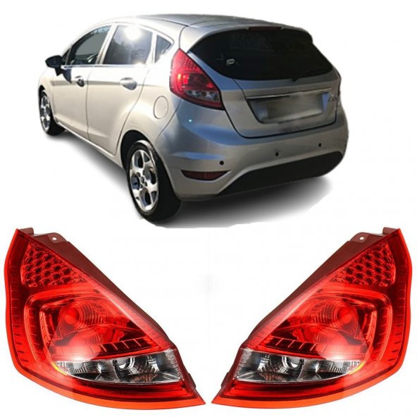FORD FİESTA SAĞ+SOL ARKA STOP LAMBASI REFLEKTÖR TAKIMI 20082012 - 6