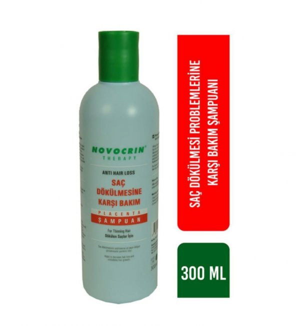 Novocrin Placenta Saç Dökülmesine Karşı Bakım Şampuanı 300 ML