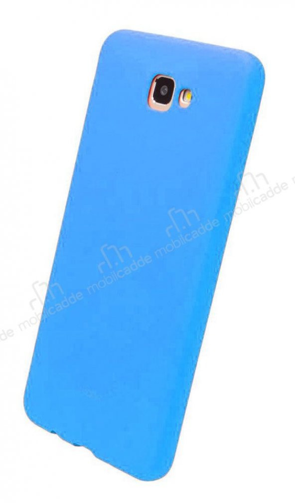 Eiroo Lansman Samsung Galaxy J7 Prime /Prime 2 Mavi Silikon Kılıf