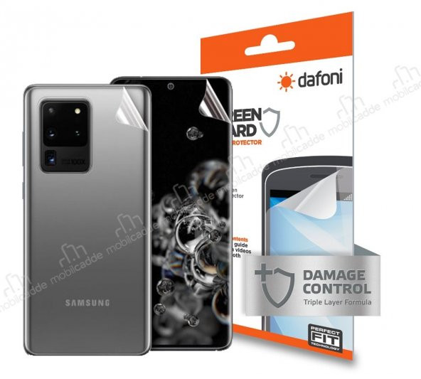 Dafoni Samsung Galaxy S20 Ultra Ön Arka Curve Ekran Koruyucu Film