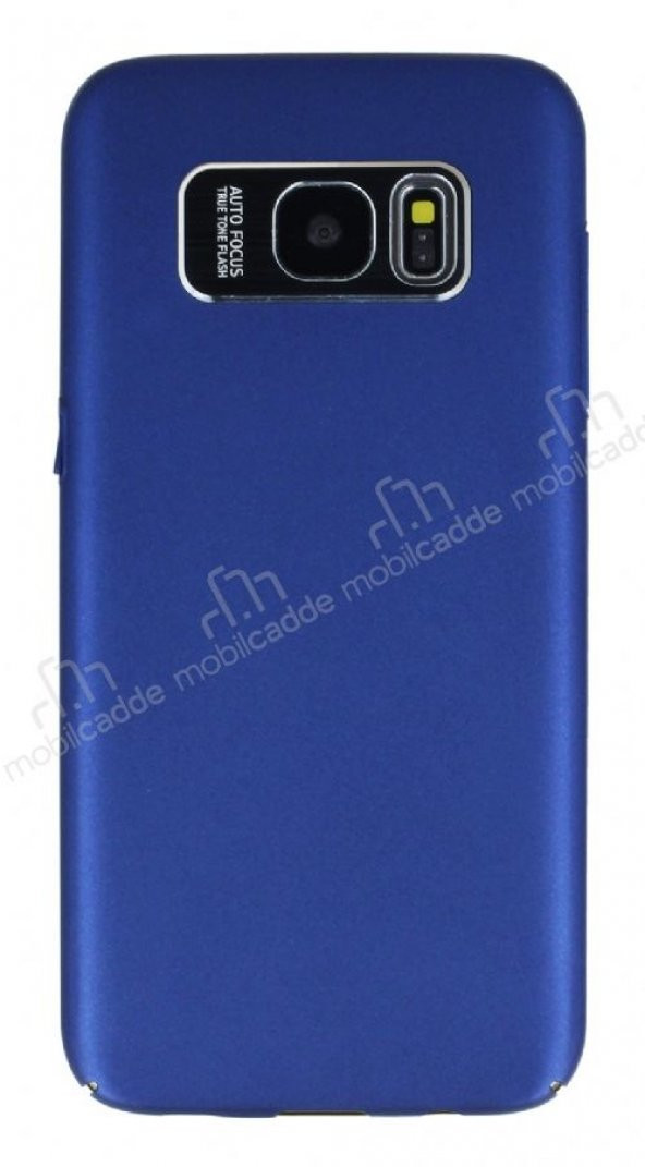 Dafoni Samsung Galaxy S7 edge Kamera Korumalı Lacivert Kılıf