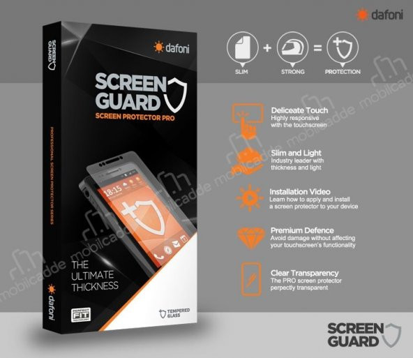 Dafoni OnePlus 3 Tempered Glass Premium Cam Ekran Koruyucu - 6