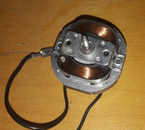 HAM-1000 AC 220v Motor SR-12Q-0034 - Elektrikli Isıtıcı Fan Motoru - Resim 3