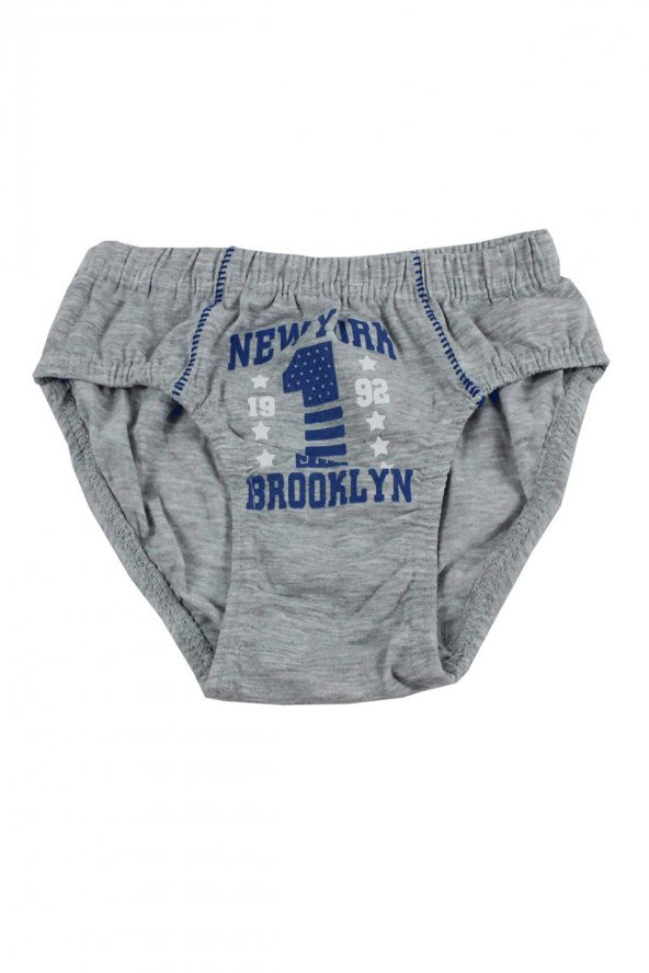 Koza Erkek Çocuk Renkli Baskılı Slip Külot 5 li Karışık Paket - 5