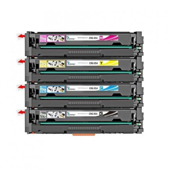 Photo Print Canon I-Sensys MF645CX CRG054 CMYK 4 Renk Muadil Toner Seti 1500 Sayfa - Resim 2