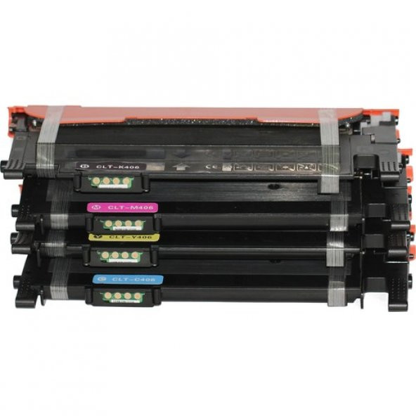Samsung CLP365 Uyumlu 4 Renk Muadil Toner Seti ürün görseli 1