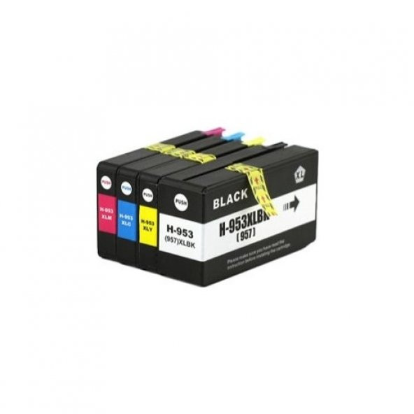 Photo Print HP 953XL 4 Renk Muadil Kartuş Seti