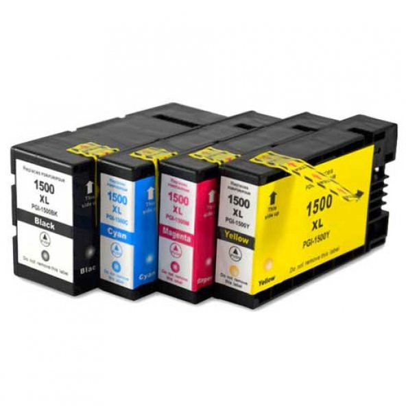 CANON 1500XL Maxify MB2050 4 Renk Muadil Kartuş Seti