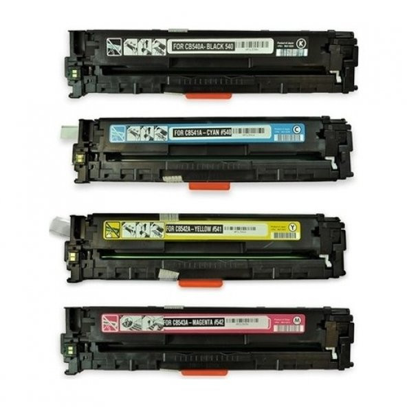 İnkwell Hp 125A Cb540-41-42-43 Komple Set (Cmyk) Muadil Toner