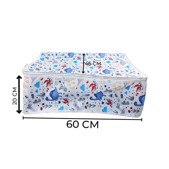 Hometarz Çocuk Baza Saklama Hurcu Çok Amaçlı Saklama Kutusu - 2