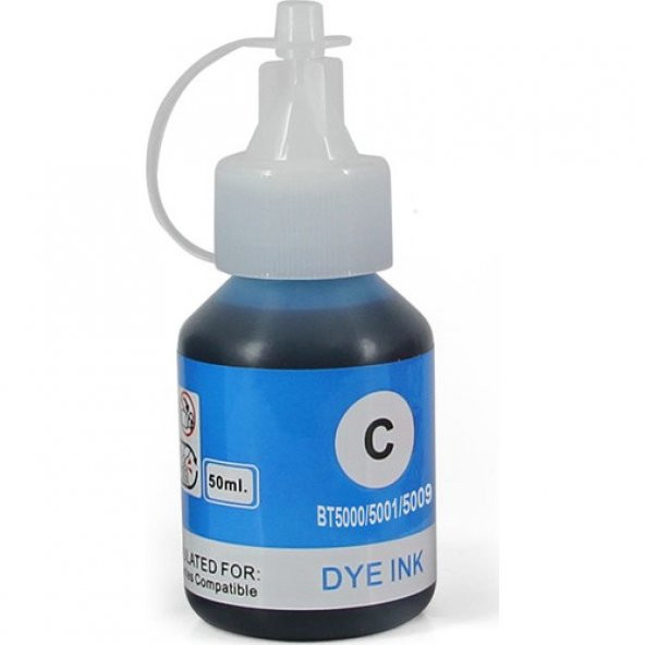 Premium® Brother Dcp T500 Uyumlu Kaliteli Muadil Mavi Mürekkep